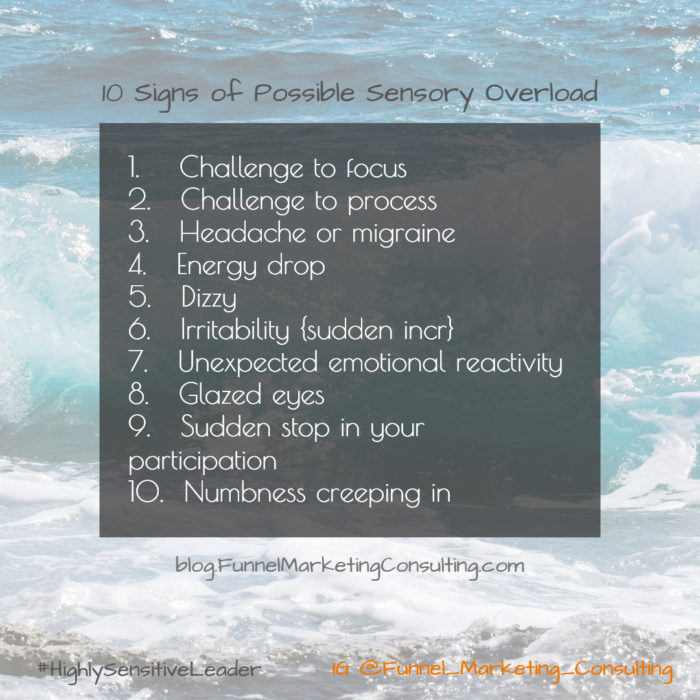 10 Signs of Possible Sensory Overload Funnel_Marketing_Consulting